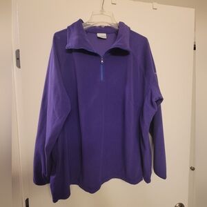 Columbia Purple Quarter-Zip Pullover